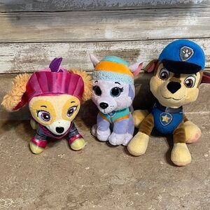 Paw Patrol Plush Trio - Skye, Chase & Everest